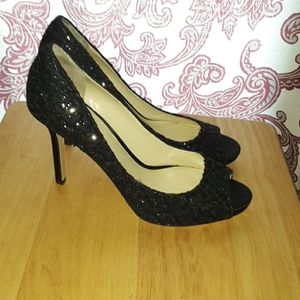 Enzo Angiolini peep toe heels
